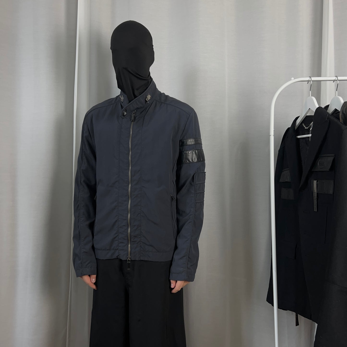 Dirk Bikkembergs Hook Collar Racing Jacket