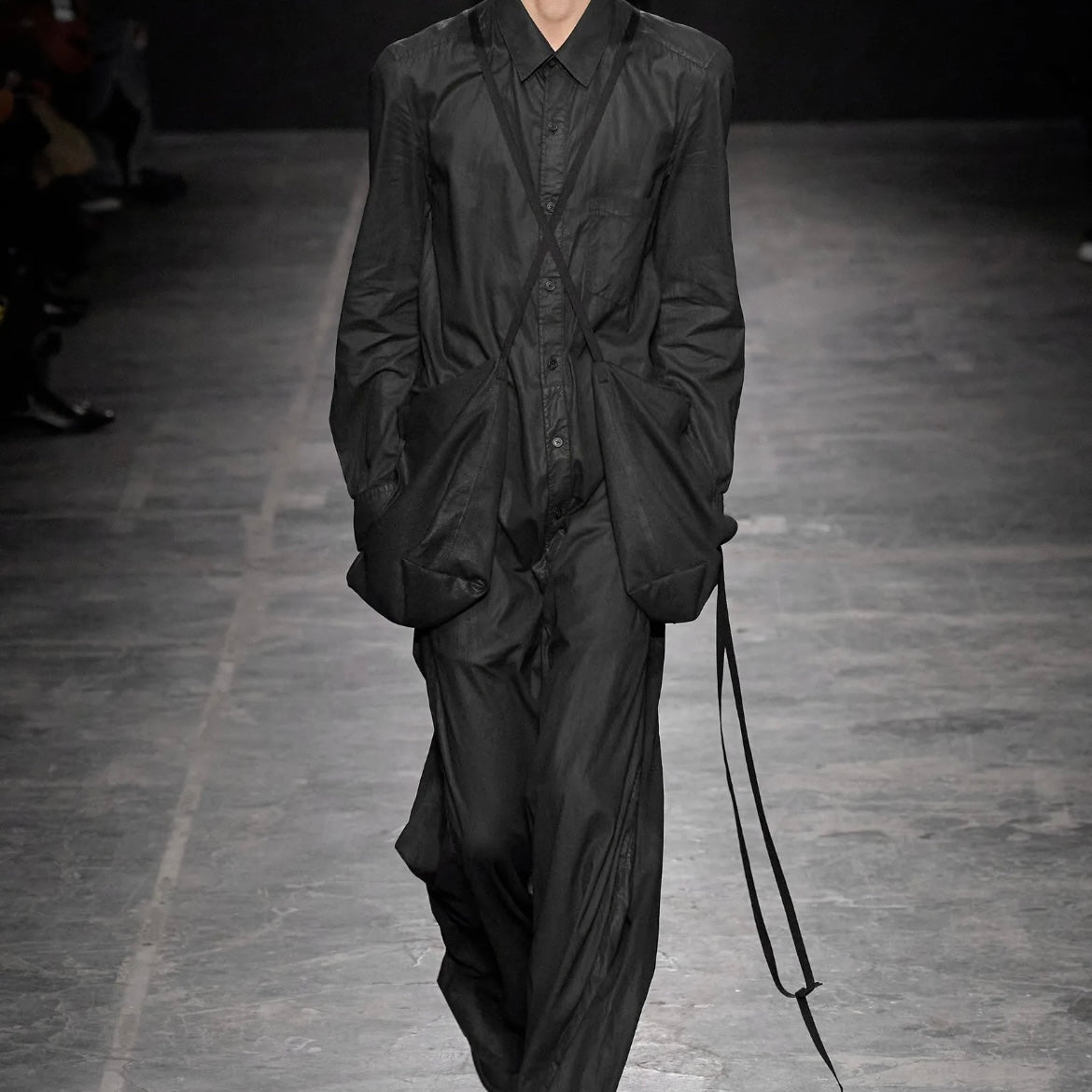 Ann Demeulemeester Waxed Jerome Jumpsuit - SS23