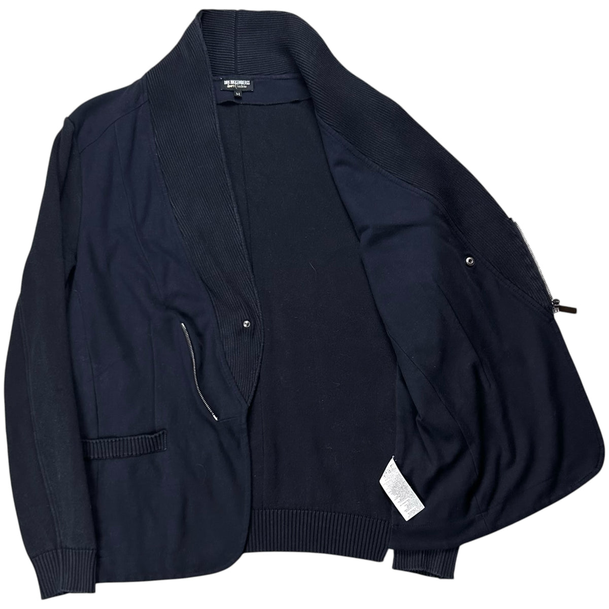 Dirk Bikkembergs Asymmetric Zip Cardigan - SS11