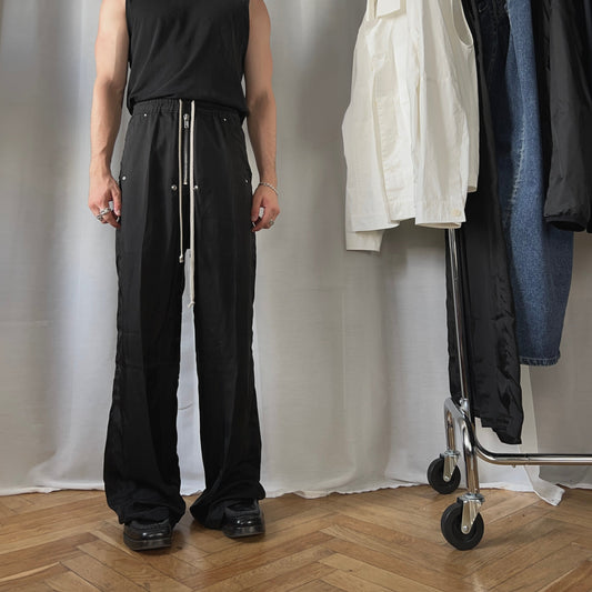 Rick Owens Bela Zip Satin Trousers - SS23