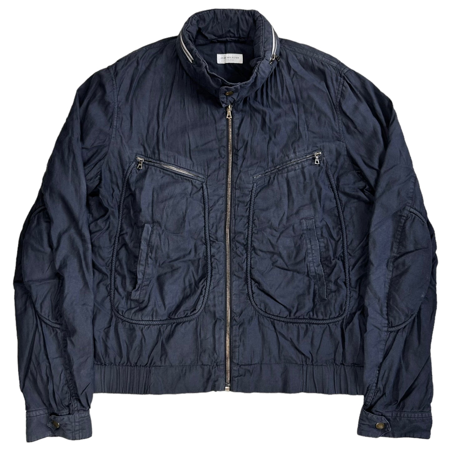 Dries Van Noten Collar Zip Flight Jacket