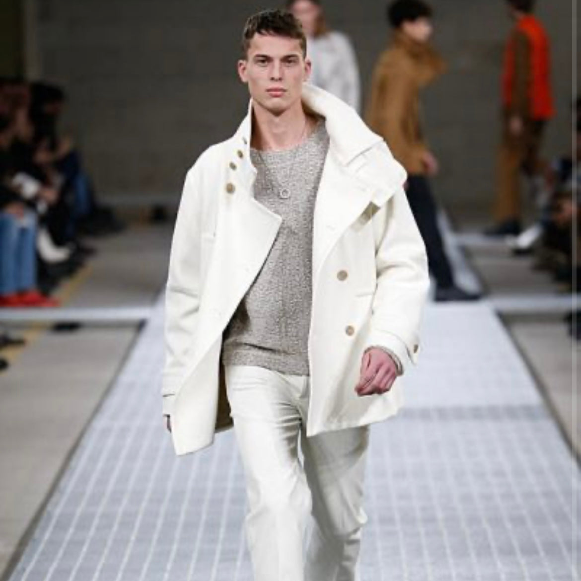Dirk Bikkembergs Cropped Bouclé Wool Sweater - AW17