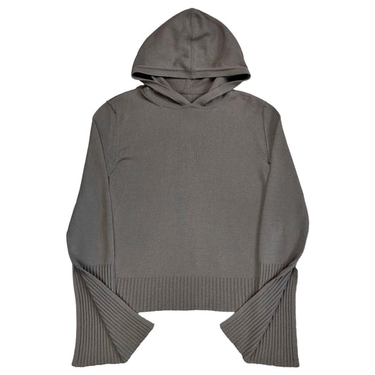 Rick Owens Flared Sleeve Knit Hoodie - SS22