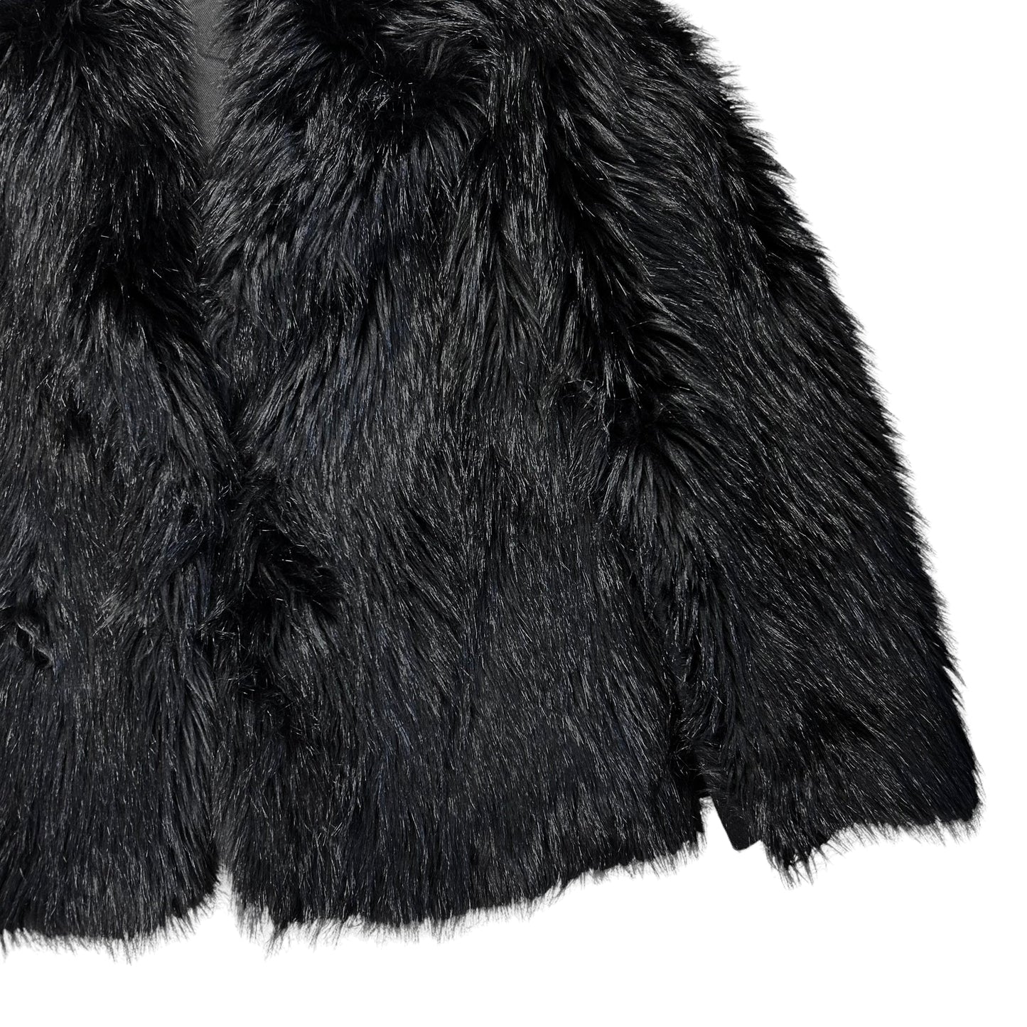 Dries Van Noten Faux Fur Cropped Peacoat - AW17