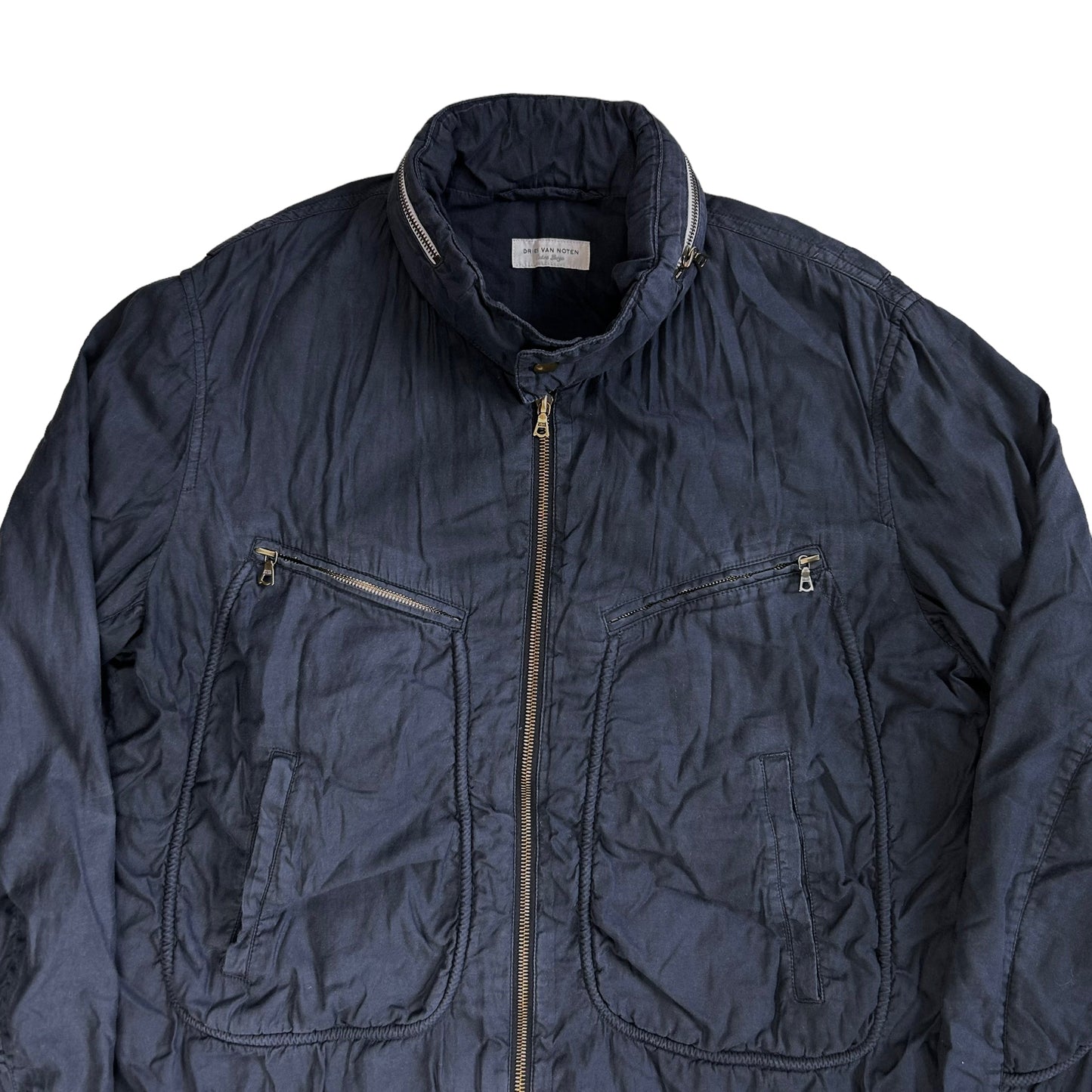 Dries Van Noten Collar Zip Flight Jacket