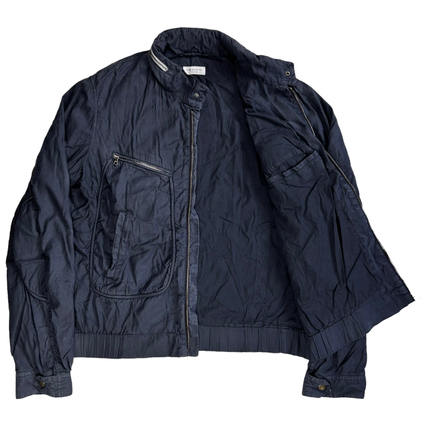 Dries Van Noten Collar Zip Flight Jacket