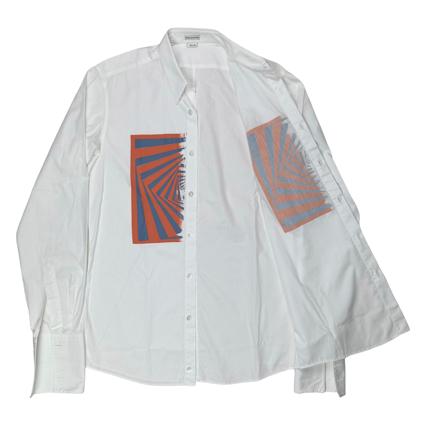 Dries Van Noten Illusion Graphic Print Shirt - SS19