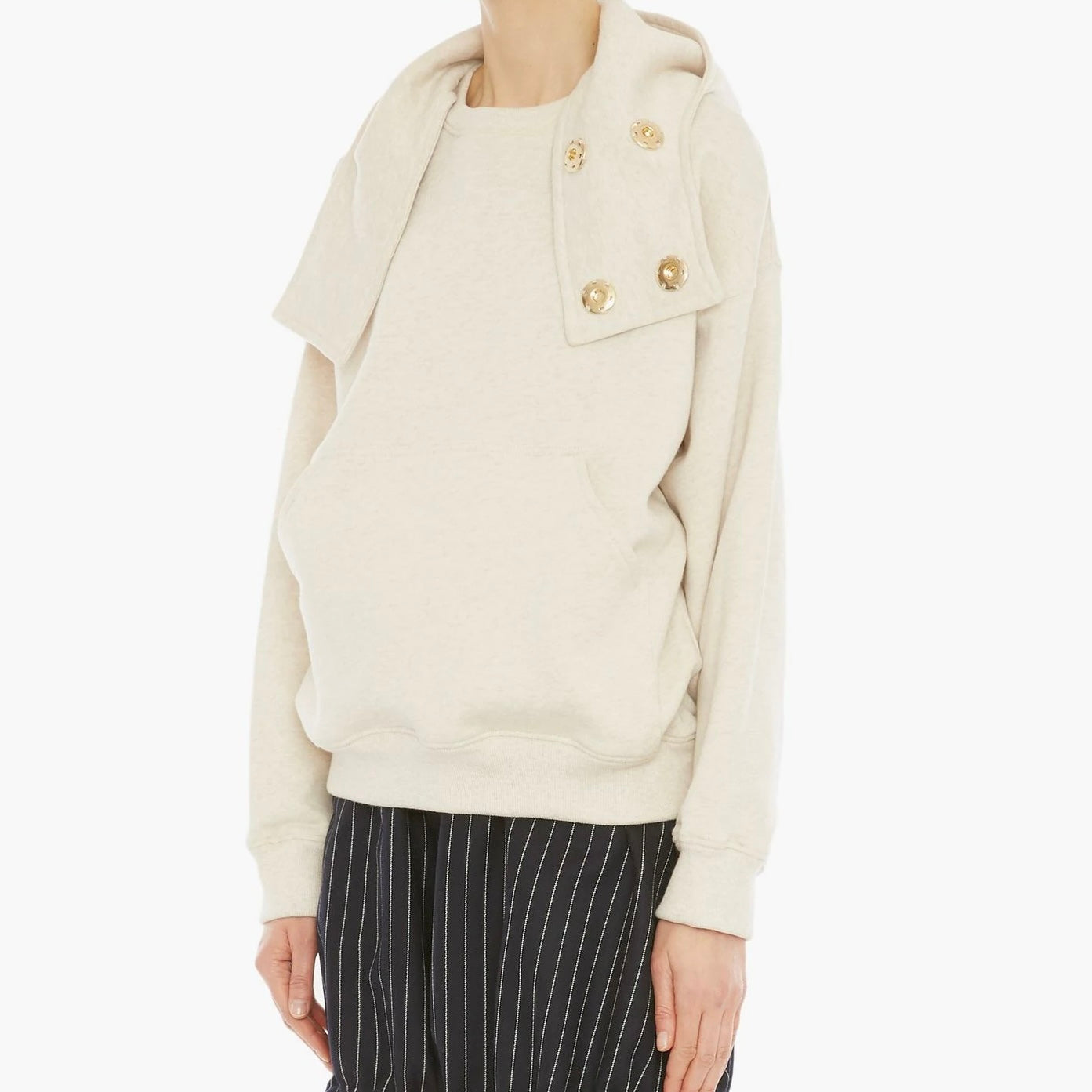 JW Anderson Button Up Popover Hoodie - AW19