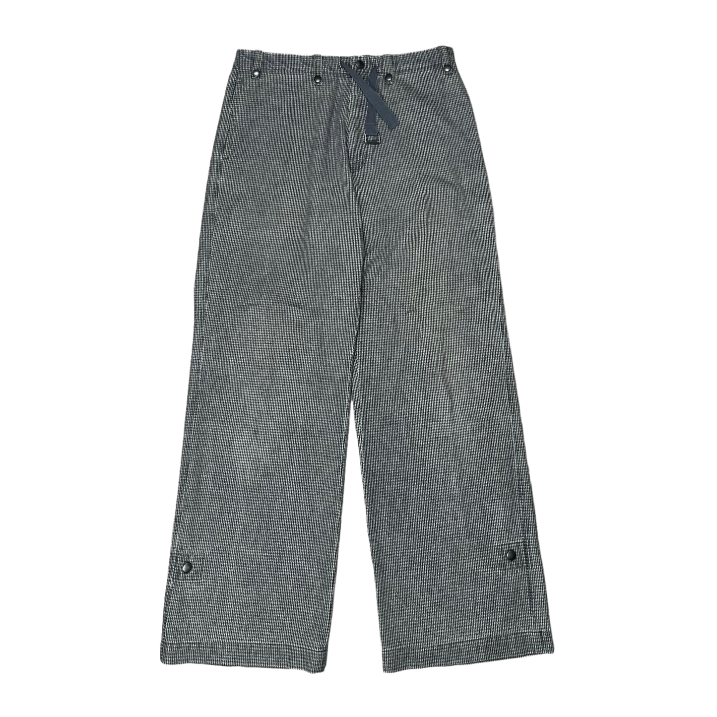 Dries Van Noten Wide Belted Snap Button Trousers