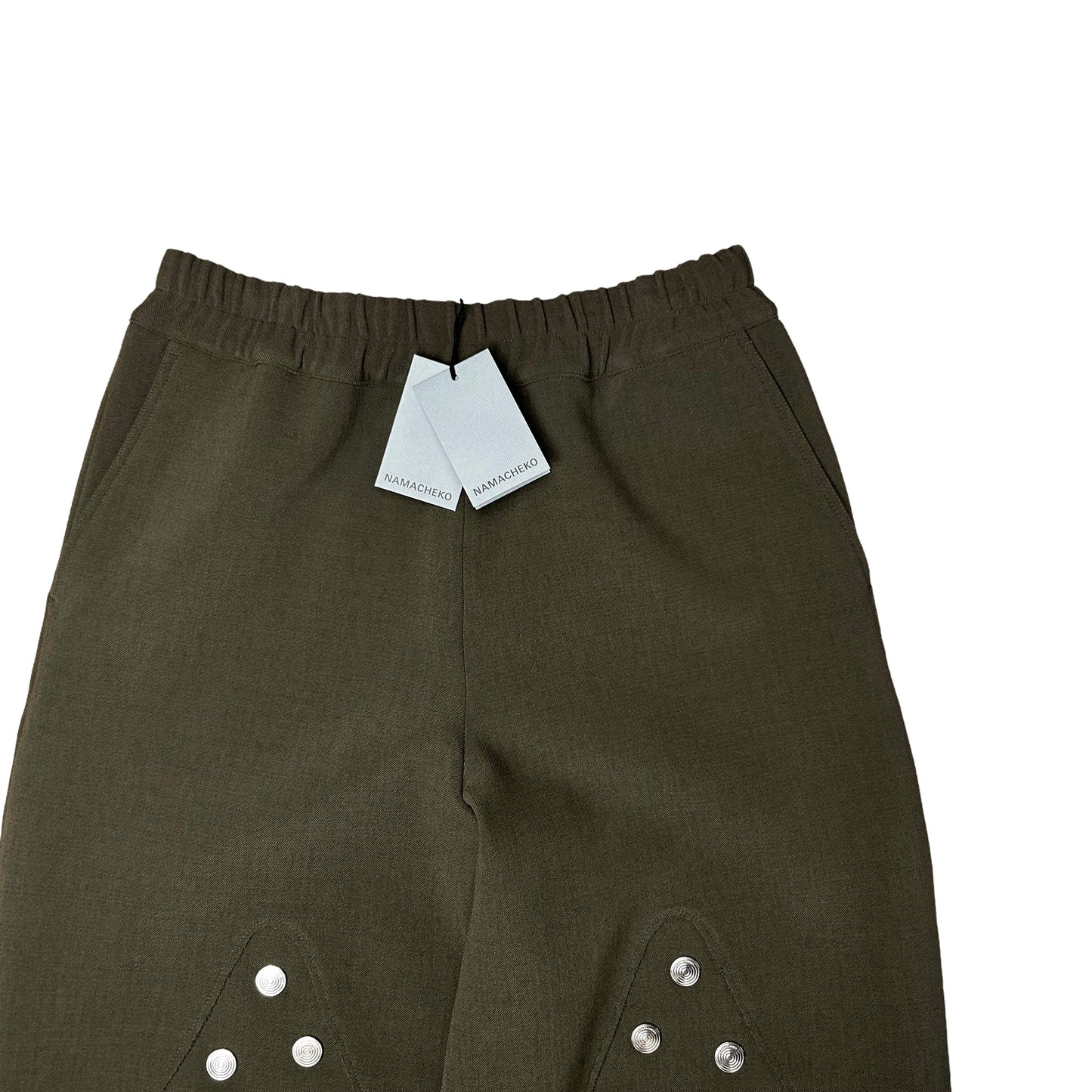 Namacheko Wide Azor Trousers Moss Green - AW22