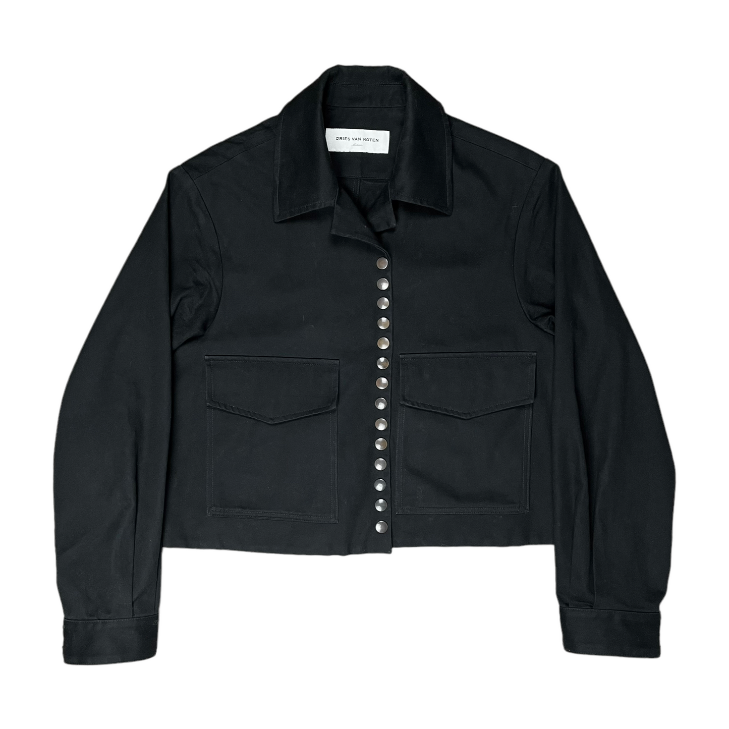 Dries Van Noten Cropped Multi Snap Button Jacket - AW19