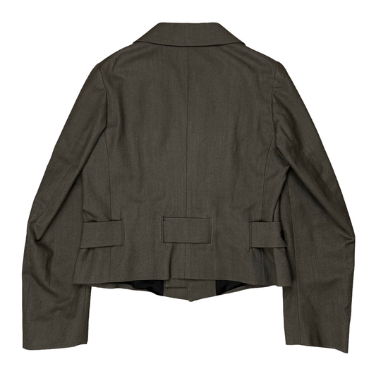 Dries Van Noten Cropped Belted Officer Jacket