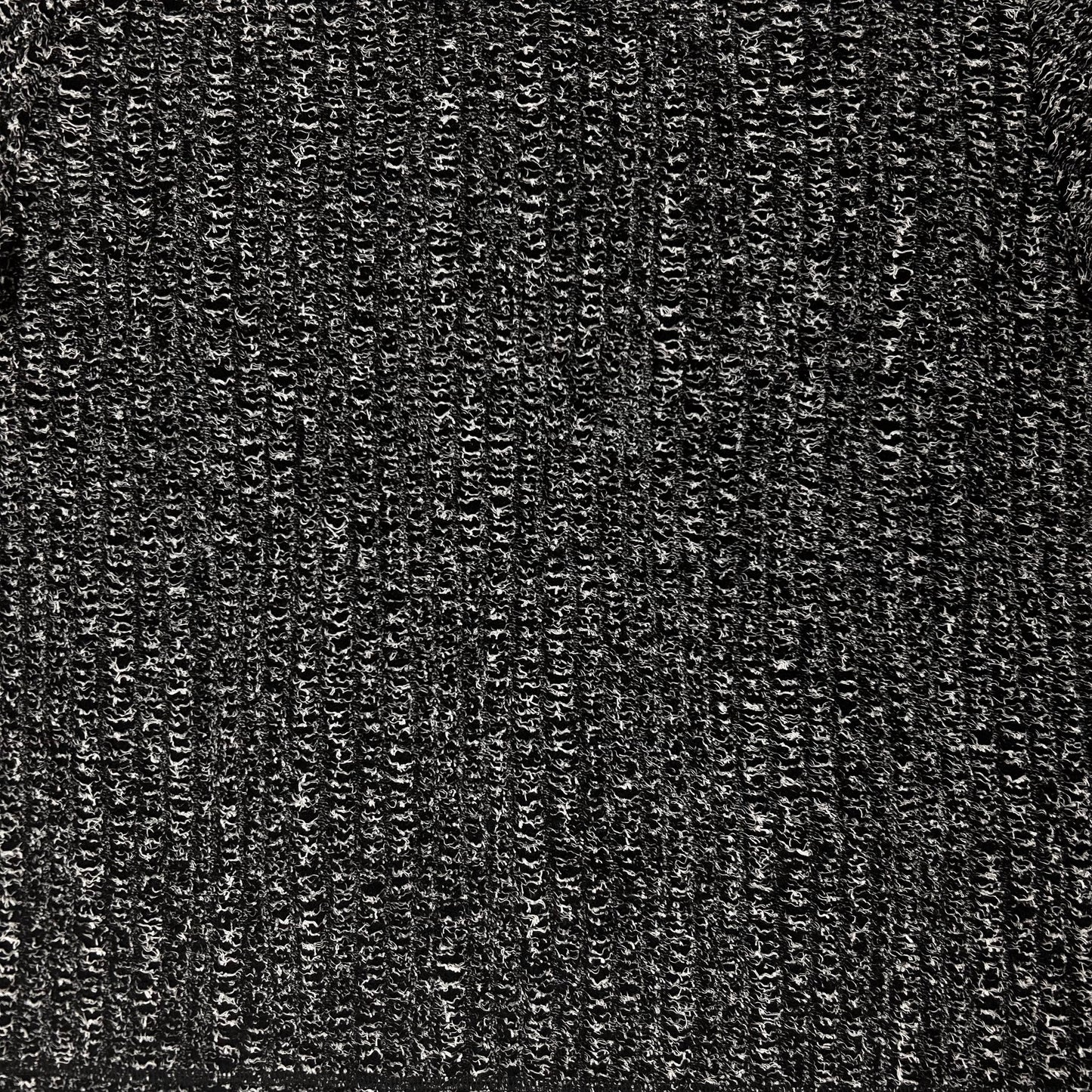 Dirk Bikkembergs Cropped Bouclé Wool Sweater Black - AW17