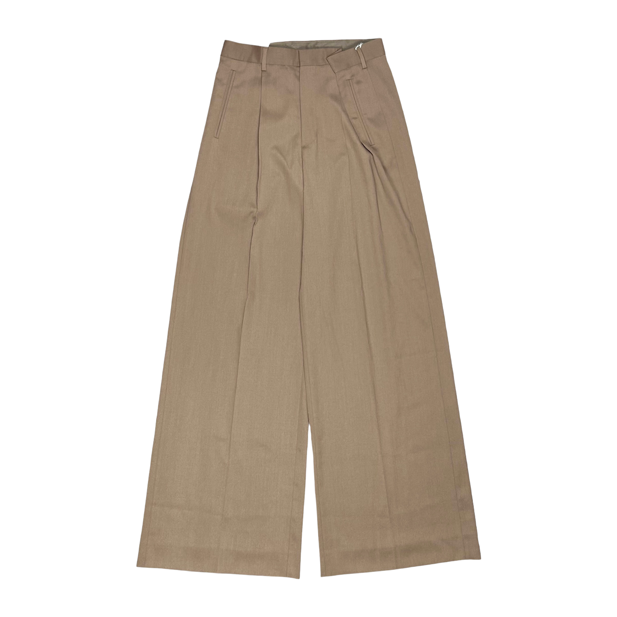 Maison Margiela MM6 Wide Distorted Trousers Tan - AW20 – Vertical Rags