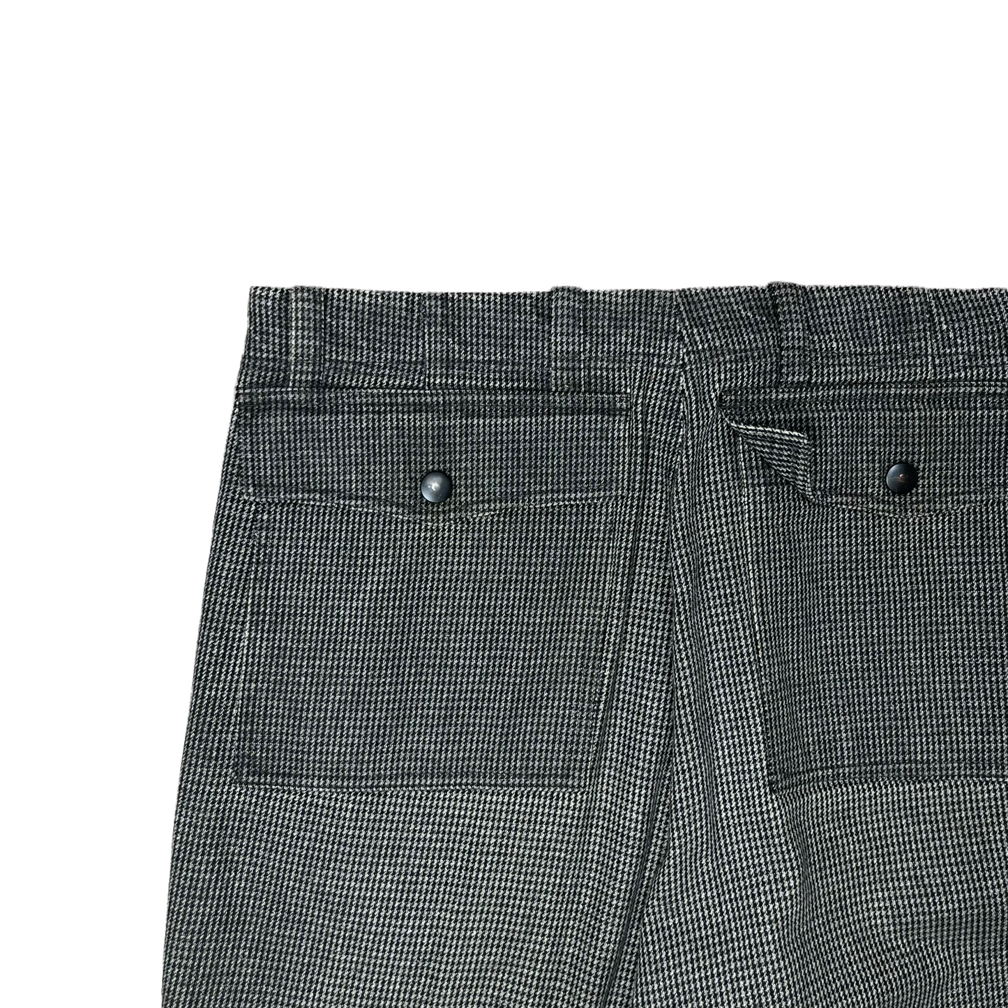 Dries Van Noten Wide Belted Snap Button Trousers
