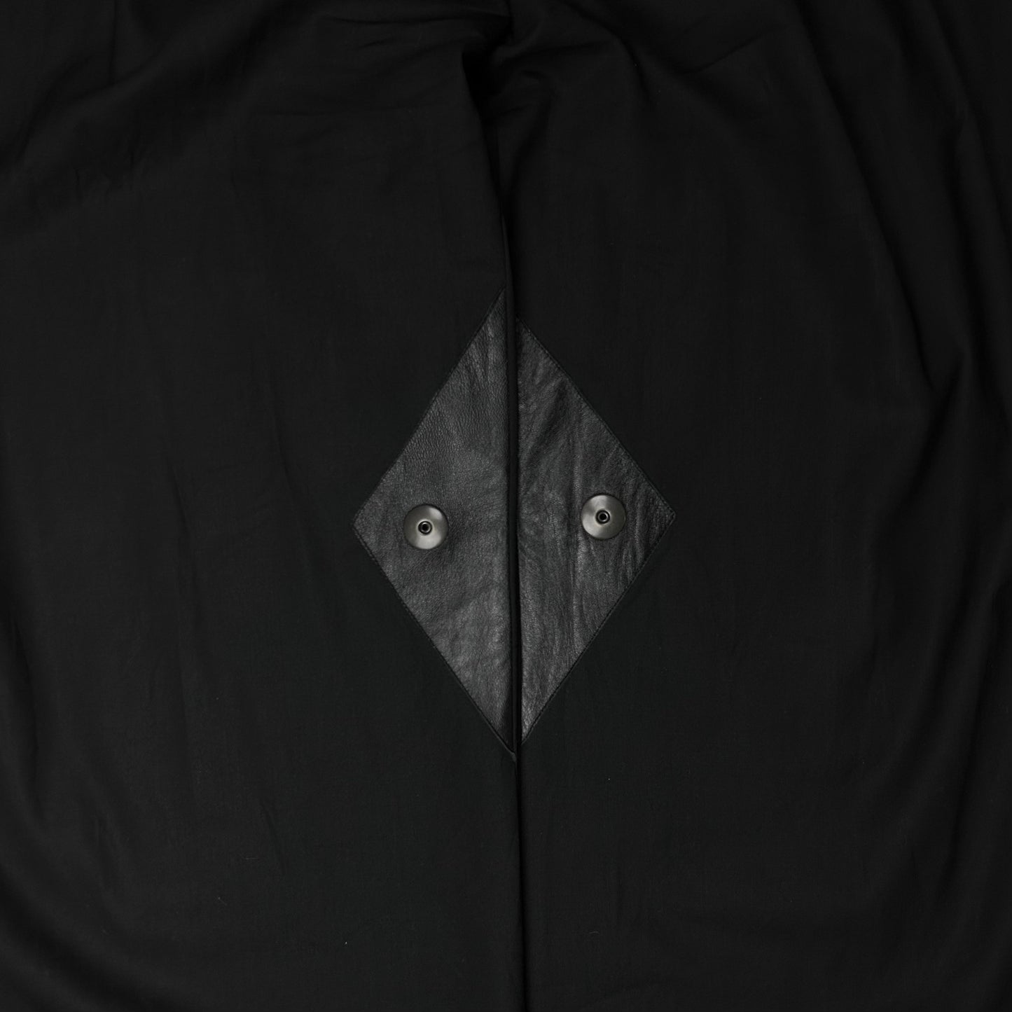 Raf Simons Wide Leather Patch Button Trousers - SS05