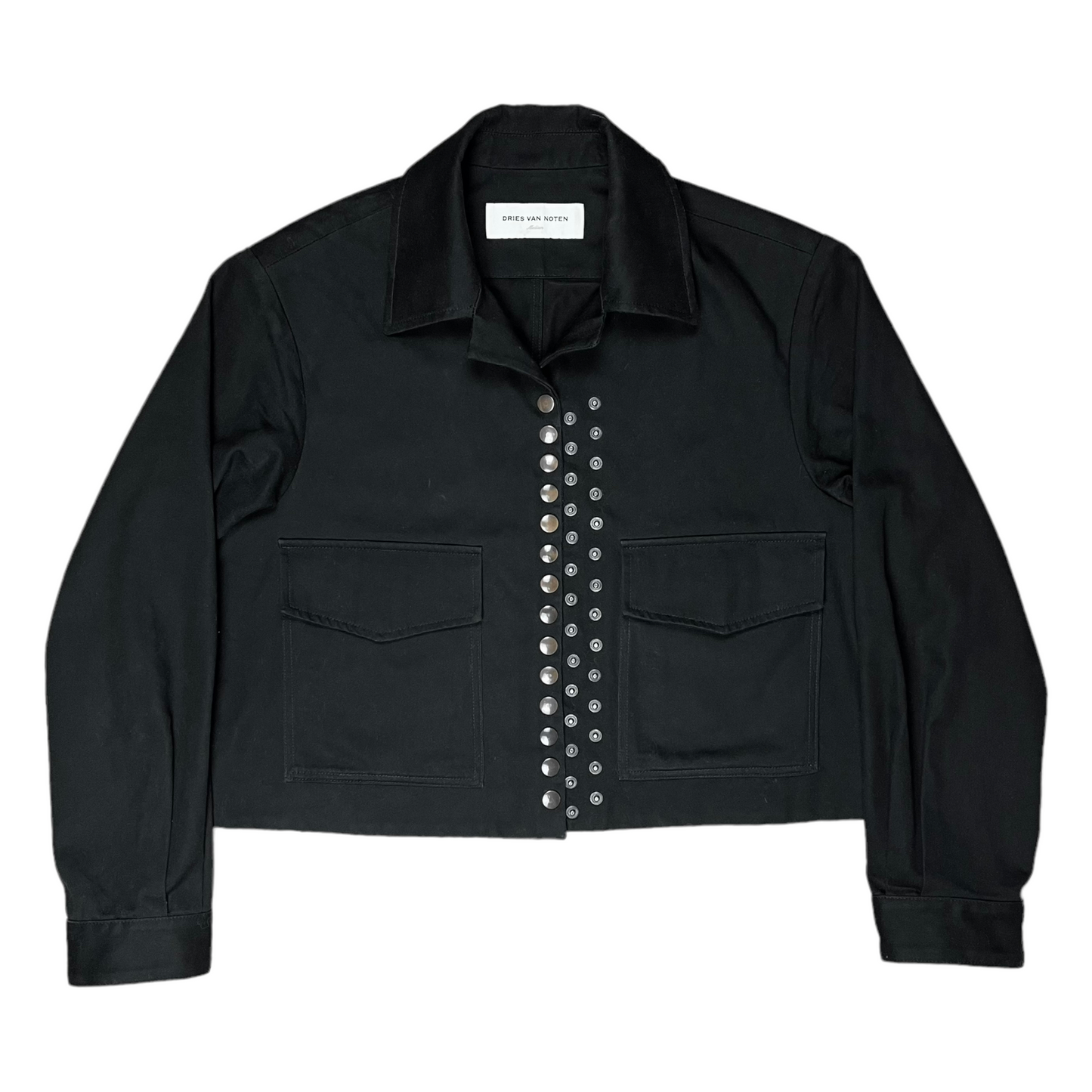 Dries Van Noten Cropped Multi Snap Button Jacket - AW19