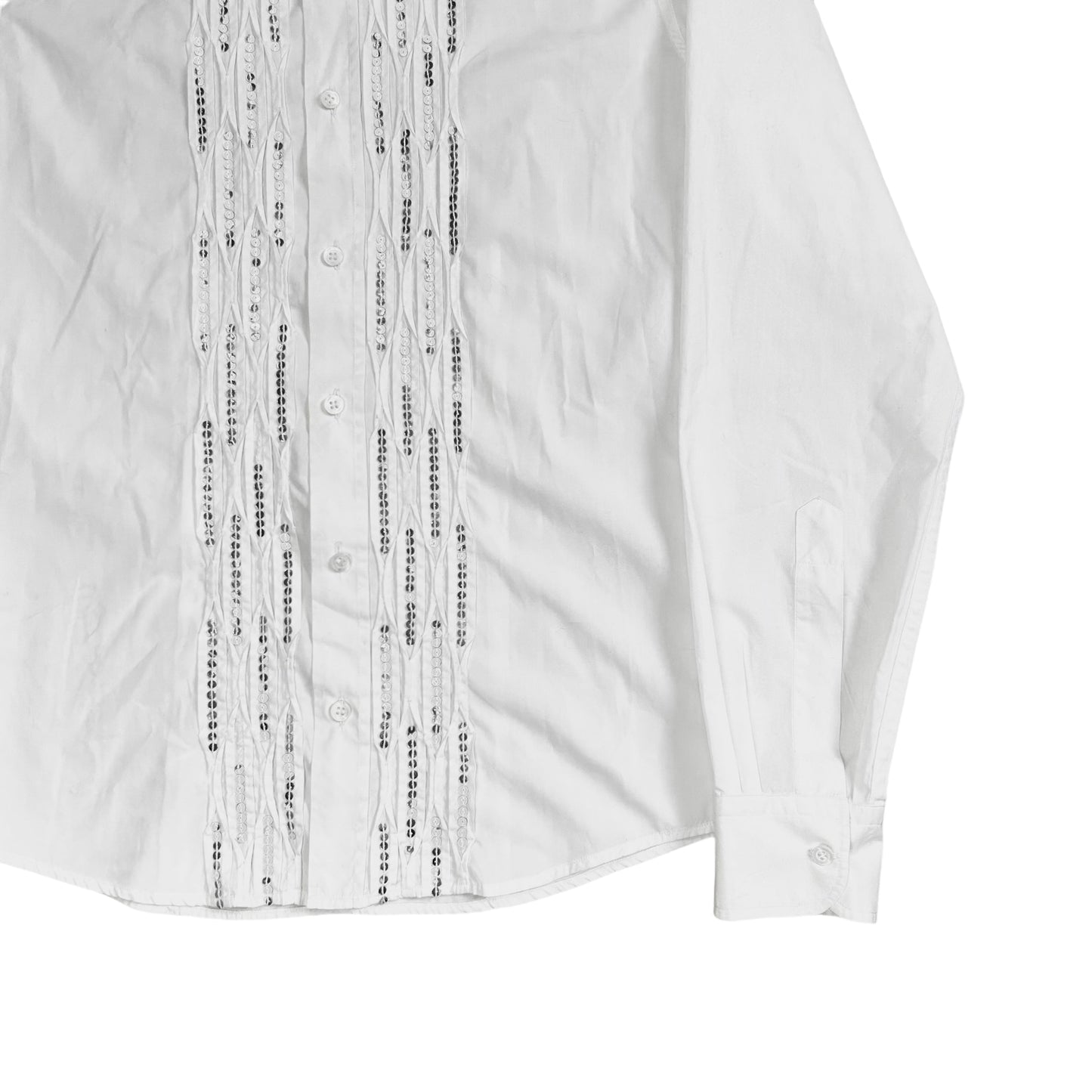 Dries Van Noten Cut Out Sequin Shirt