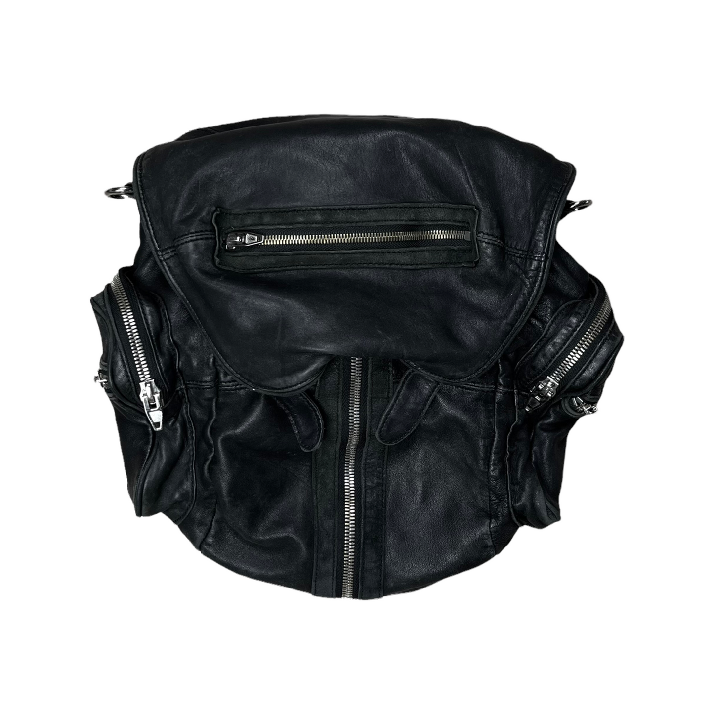 Alexander Wang Leather Hybrid Zip Bag