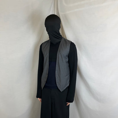 Dior Homme Cropped Reversed Seam Waistcoat - SS11