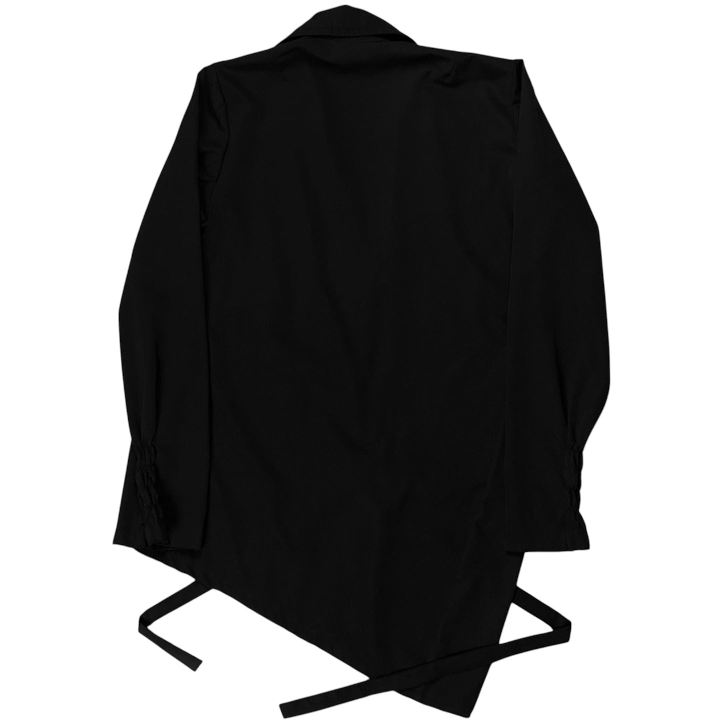 Dries Van Noten Asymmetric Wrap Strap Drape Shirt