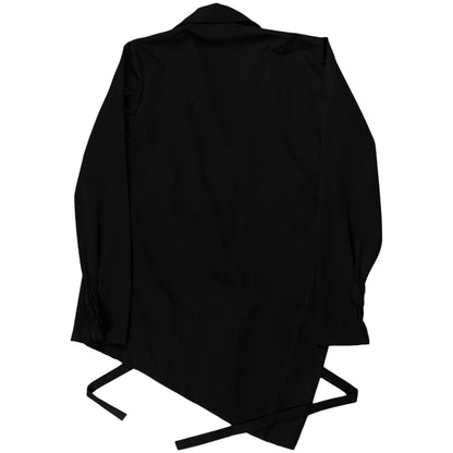 Dries Van Noten Asymmetric Wrap Strap Drape Shirt