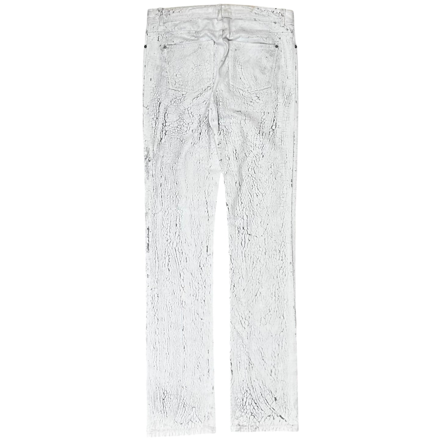 Balenciaga Cracked Optic Jeans - AW14