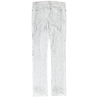 Balenciaga Cracked Optic Jeans - AW14