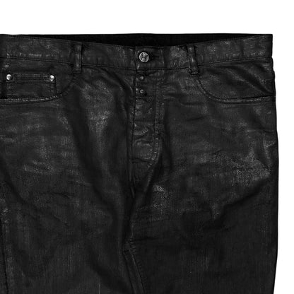 Maison Martin Margiela Waxed Crack Paint Jeans - AW09