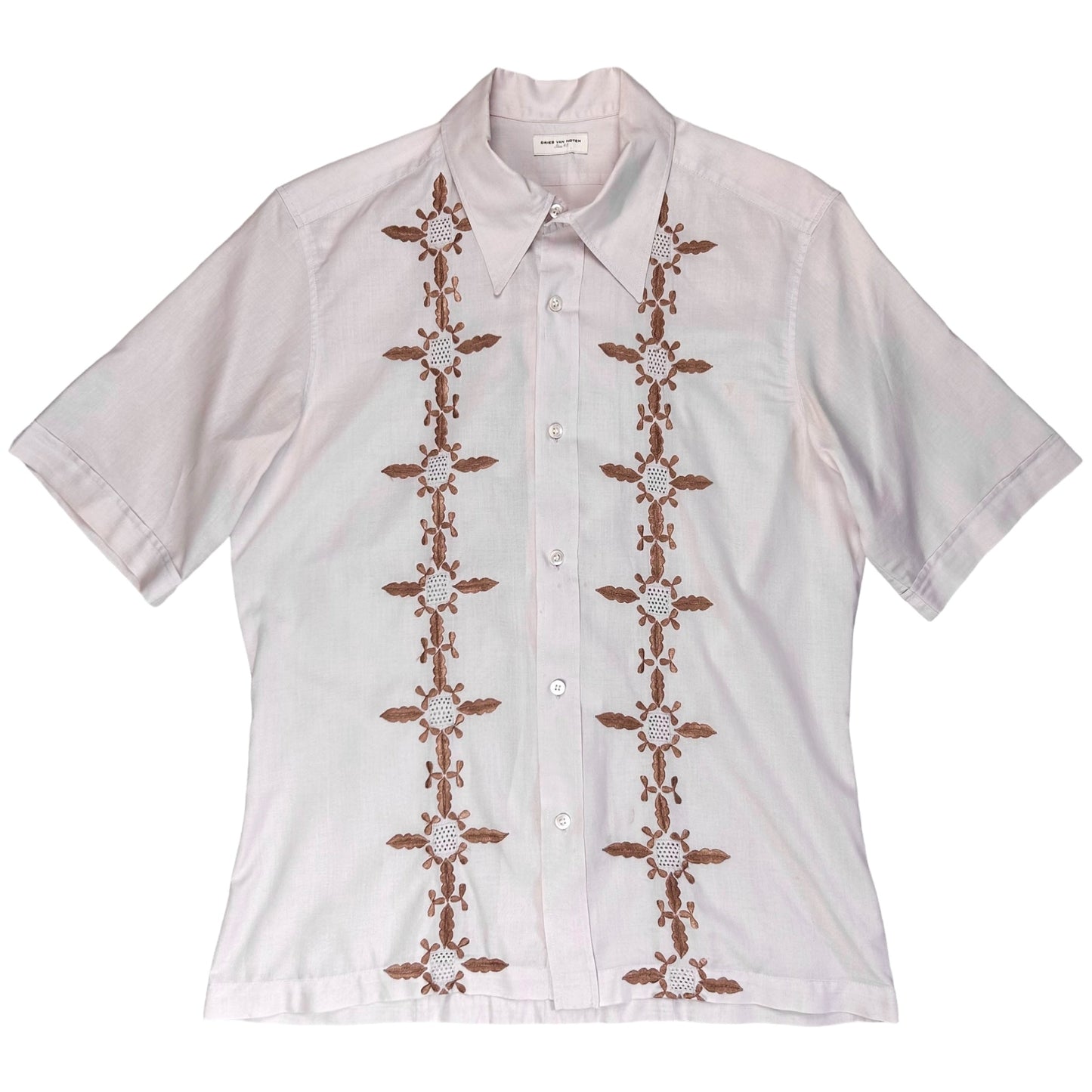 Dries Van Noten Embroidered Bowling Shirt