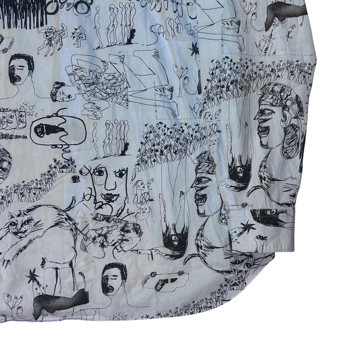 Comme des Garcons Shirt x Masaho Anotani Sketch Shirt - AW16