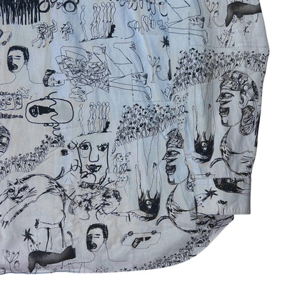 Comme des Garcons Shirt x Masaho Anotani Sketch Shirt - AW16