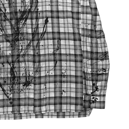 Kris Van Assche Paint Splatter Flannel Shirt - SS11