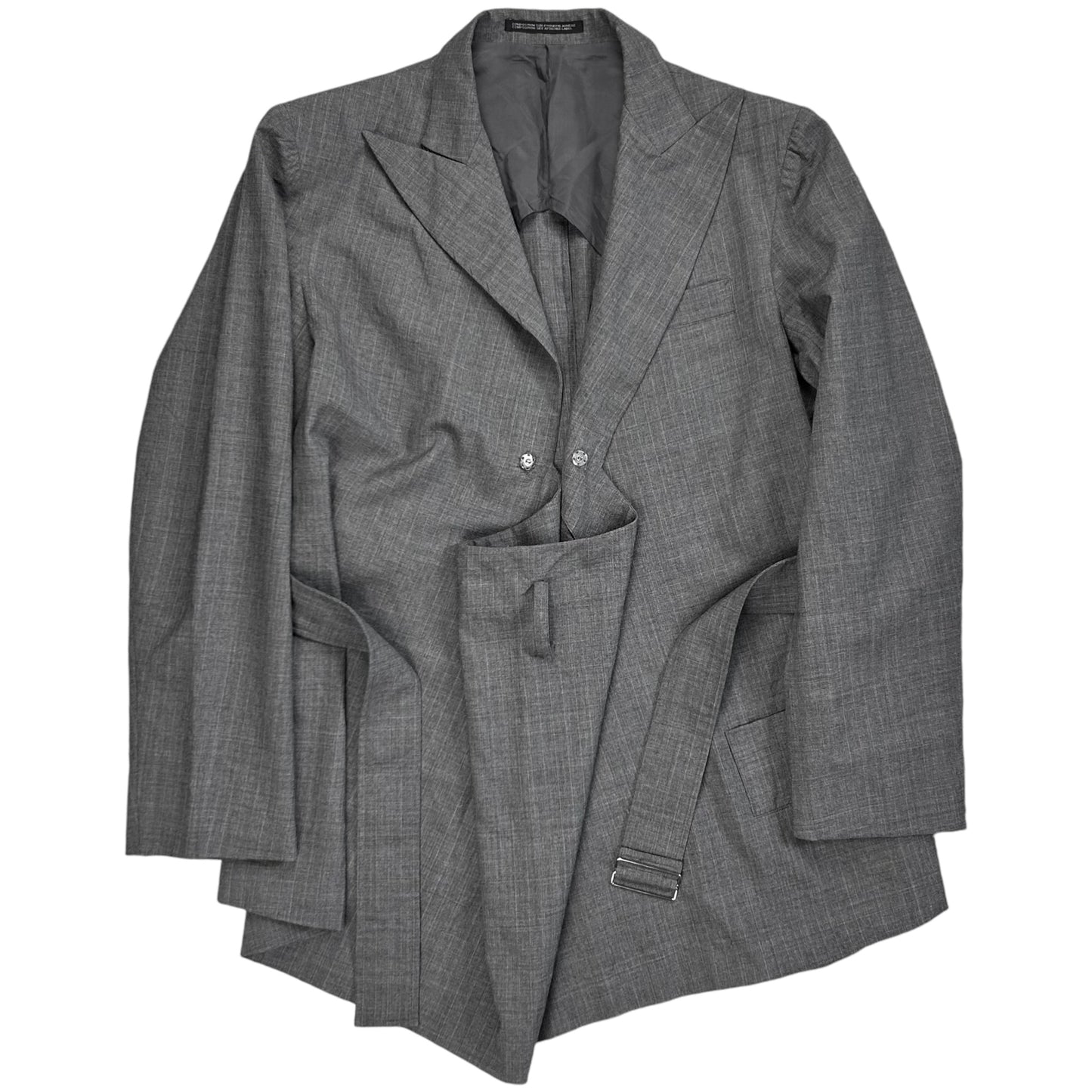 Y‘s Yohji Yamamoto Belted Wrap Blazer