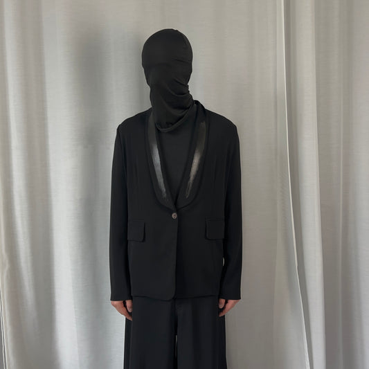 MM6 Maison Martin Margiela Paint Shawl Lapel Blazer - AW15