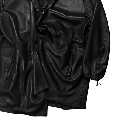 Jil Sander Faux Leather Car Coat - AW12