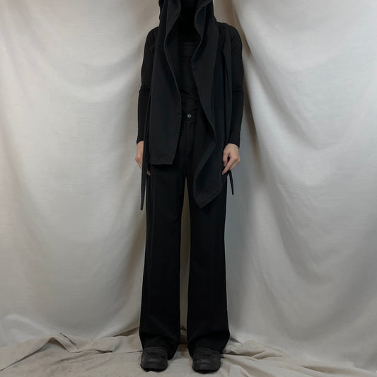 Balenciaga Wide Draped Denim Cut Pants - AW21