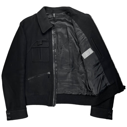 Dior Homme Panel Layer Wool Bomber Jacket - AW06