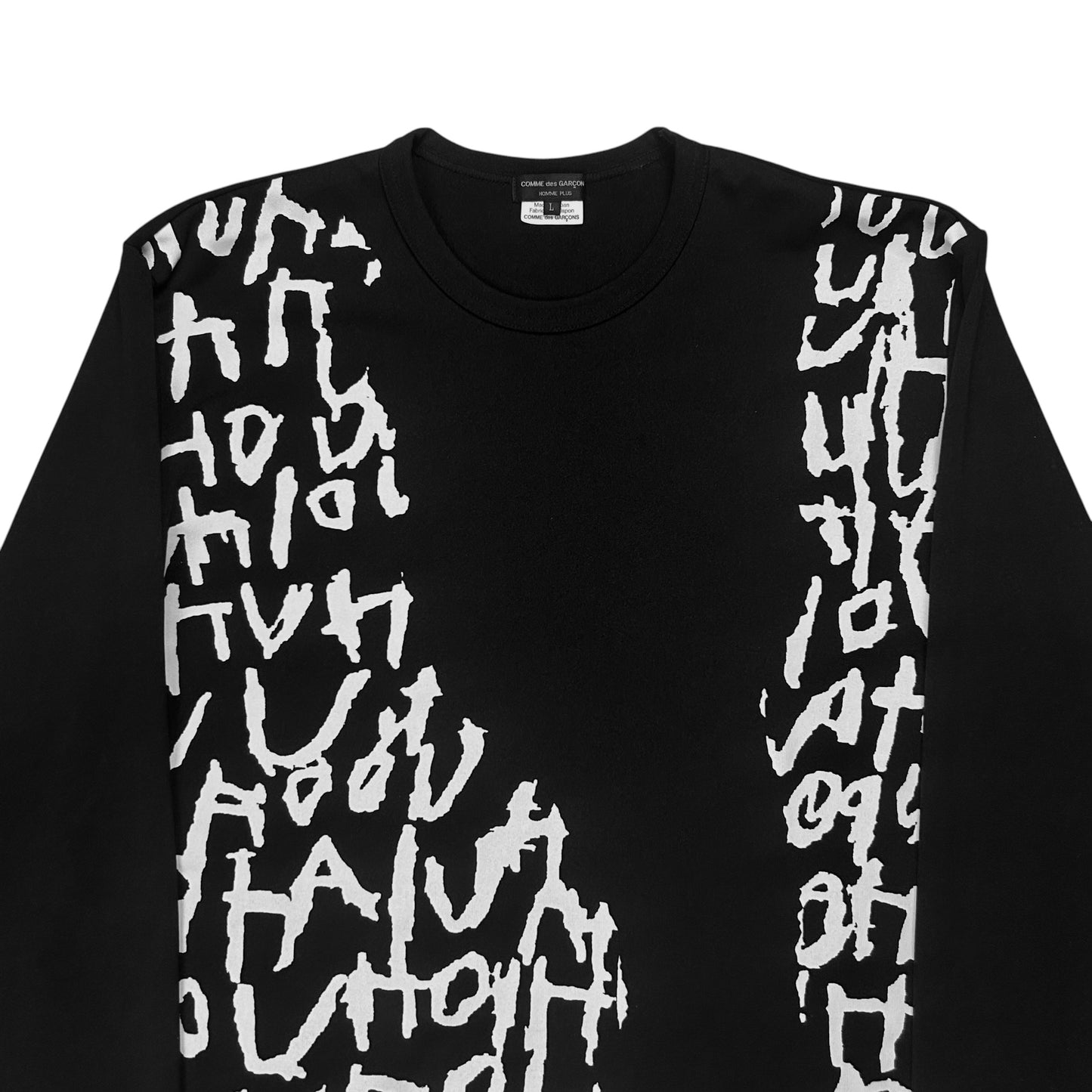Comme des Garcons Homme Plus Graffiti Print Longsleeve - AW23
