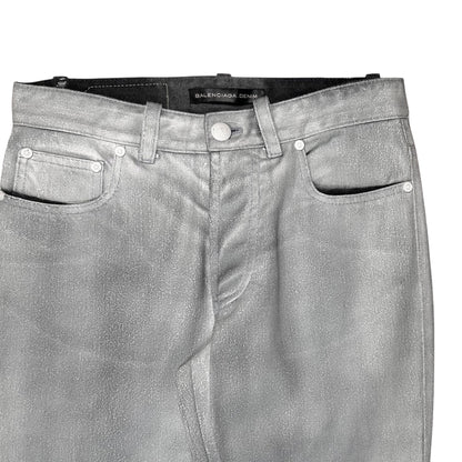 Balenciaga Waxed Paint Jeans - SS08