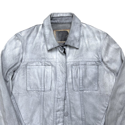 Balenciaga Waxed Paint Trucker Jacket - SS08