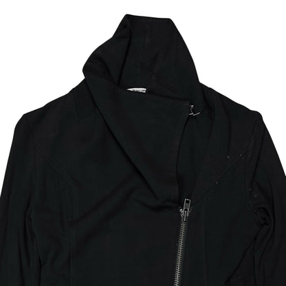 Helmut Lang Asymmetric Drape Collar Rayon Jacket - SS14