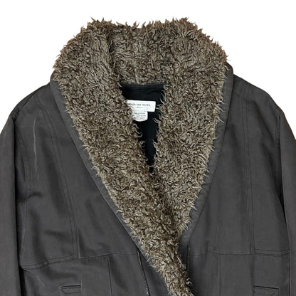 Dries Van Noten Sherpa Collar Coat - AW02