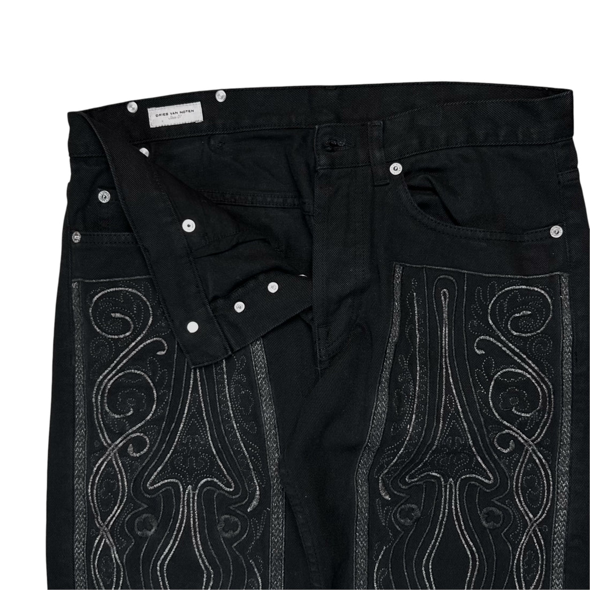 Dries Van Noten Baroque Embroidery Pants - SS15