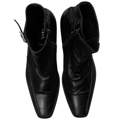 Prada Belted Split Vamp Boots