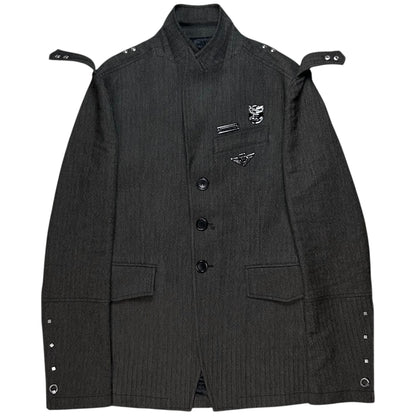 Dirk Bikkembergs Metal Pin Officer Jacket - AW06