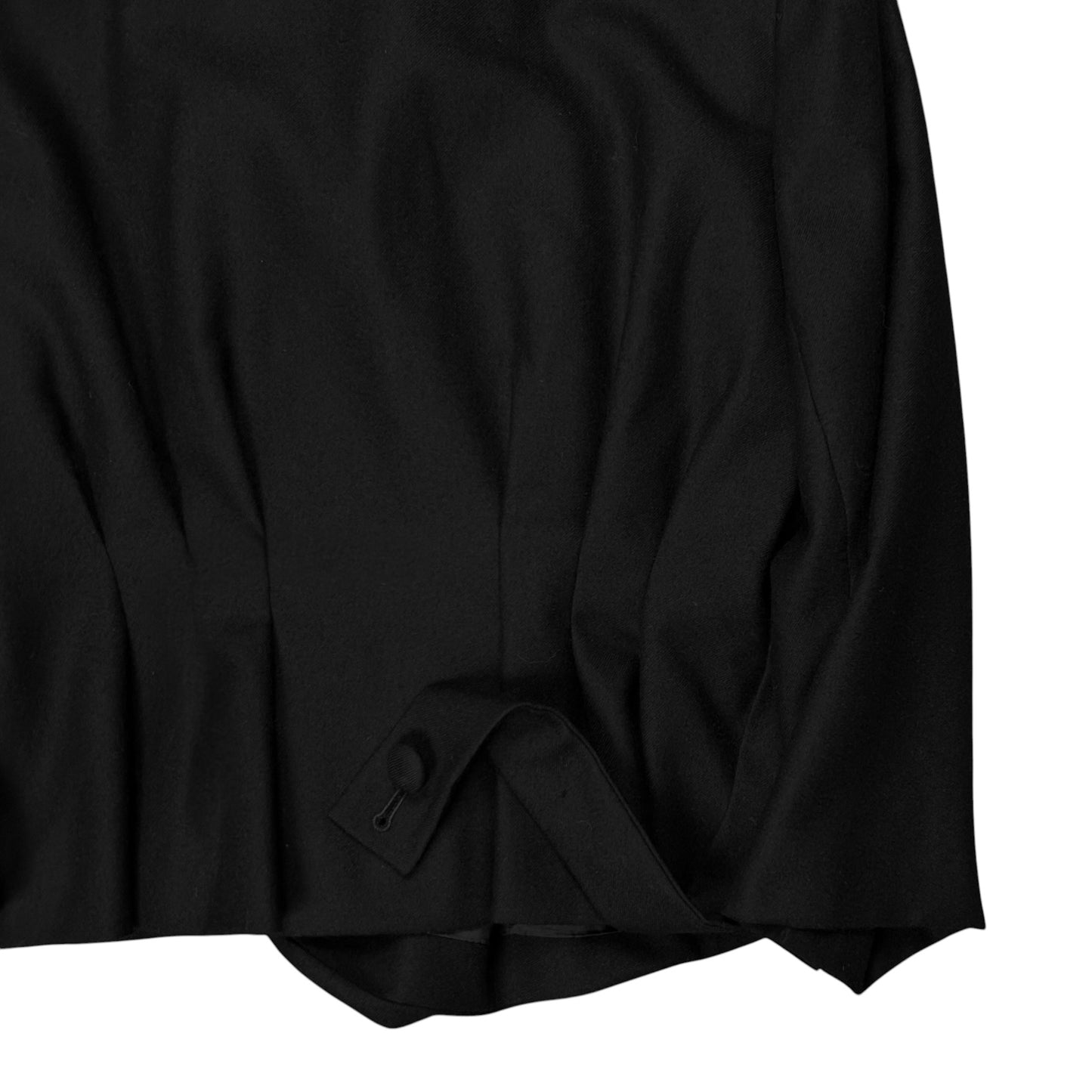 Balenciaga Asymmetric Belted Wool Jacket