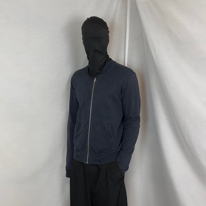 Maison Margiela Leather Elbow Patch Zip Sweater - SS16