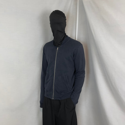 Maison Margiela Leather Elbow Patch Zip Sweater - SS16