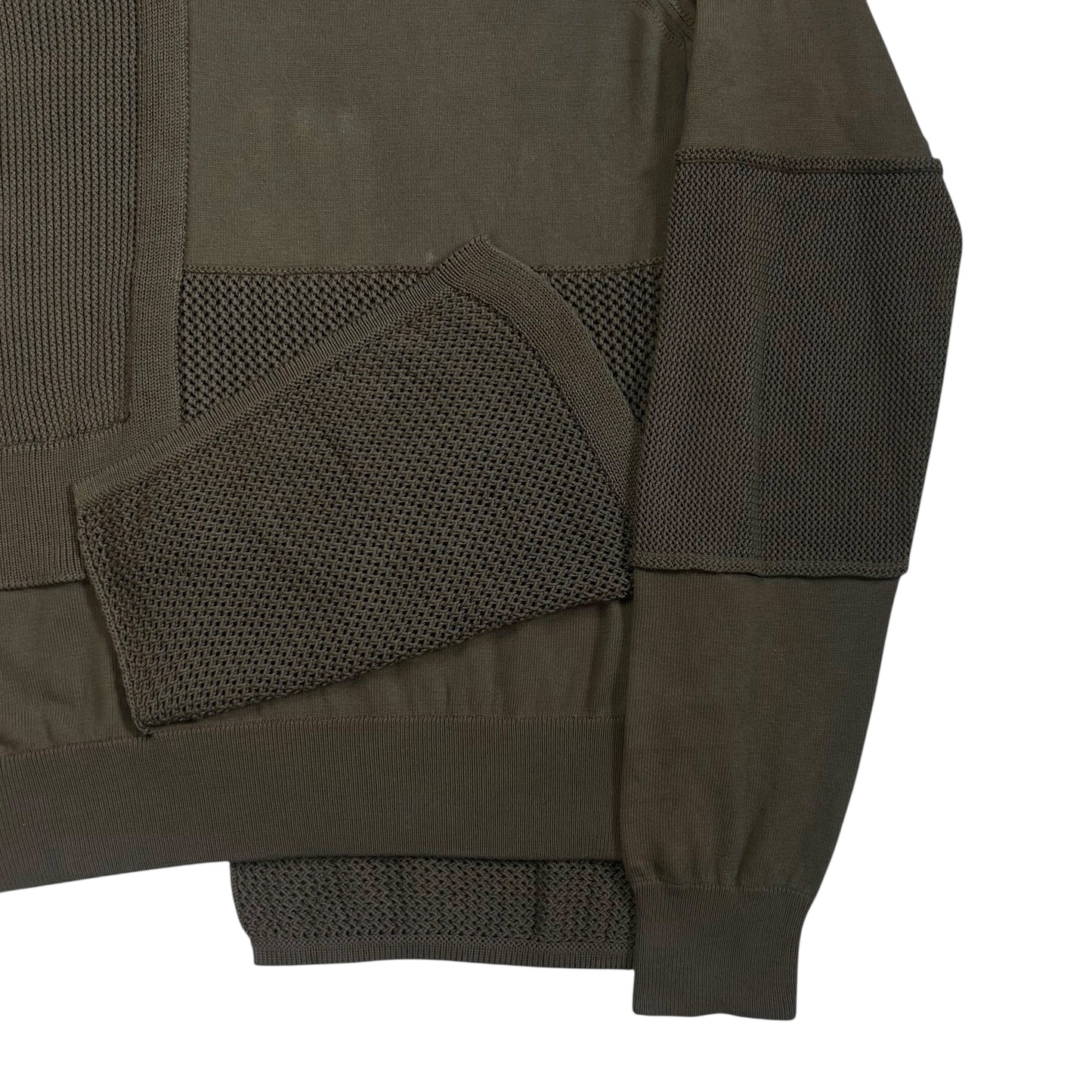 Maison Margiela Patchwork Dual Texture Sweater - SS16